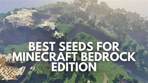 Best minecraft seeds bedrock - BEST SEED EVER!! In Minecraft Bedrock 1.20!This seed has a mansion, 2 ancient cities, 3 villages, 2 mob spawners and much more!Seed: 5705783928676095273Seed ...